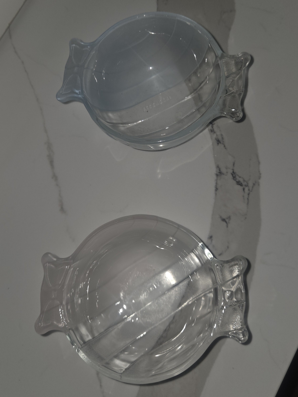 Vintage KIG Indonesia Stamped Candy Shaped Dishes Set, 2 Pack